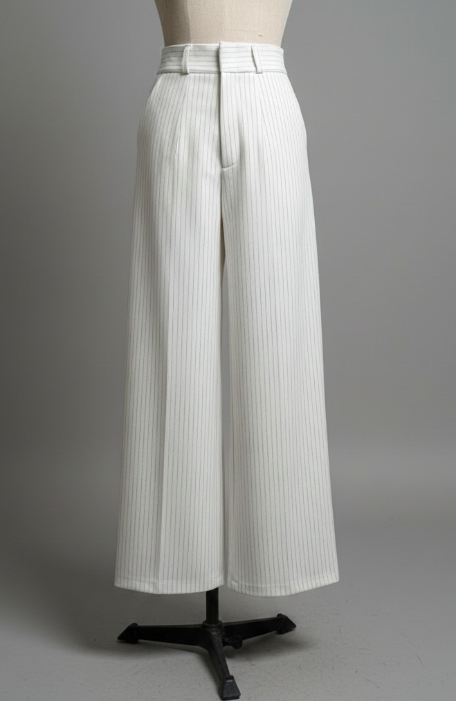 กางเกงสแลคจากระบอกตรง